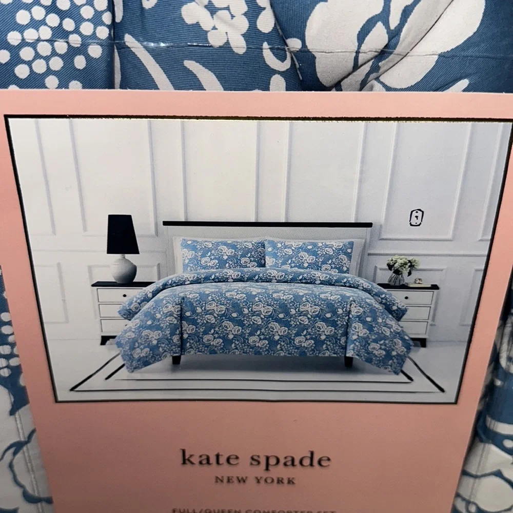 Kate spade Comforter set full queen